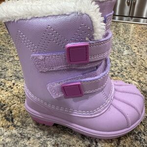 Cat & Jack Purple Snow Boots